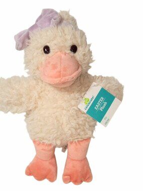 Walmart Mty International Quack Cream Duck Easter Plush Toy 10"